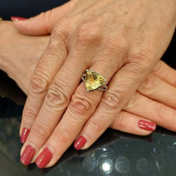 Bague MAUBOUSSIN Mes couleurs à toi en or blanc, citrine et diamants