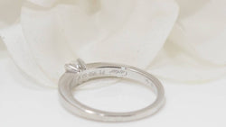 Cartier solitaire ring in platinum and diamond 