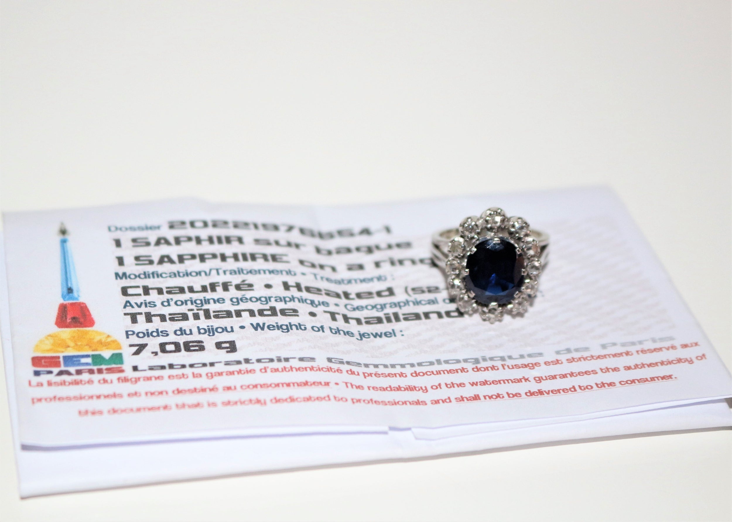 Marguerite Sapphire Ring