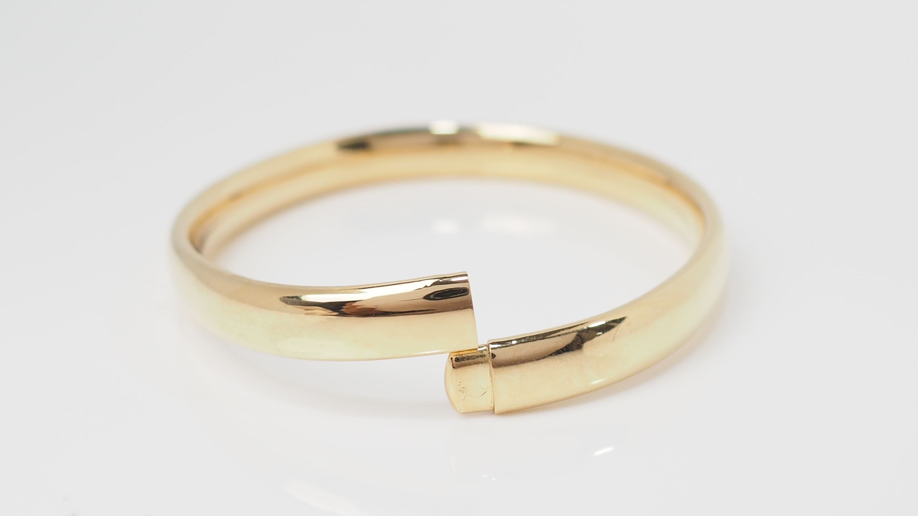 Bracelet Jonc flexible en or jaune