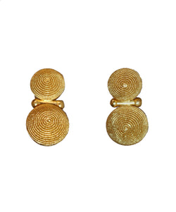 Boucles d'Oreilles En Or Grec 22 Carats