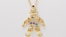 Pendentif Chopard Happy Clown en or jaune et diamants mobiles