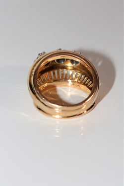 Bague Rétro Trilogie De Diamants