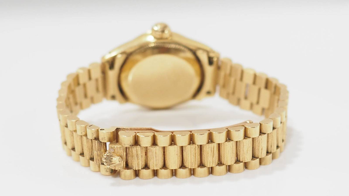 Montre Rolex Lady Oyster Perpetual en or jaune 18kt