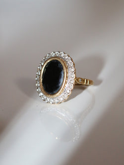 Bague Pompadour Saphir Diamants