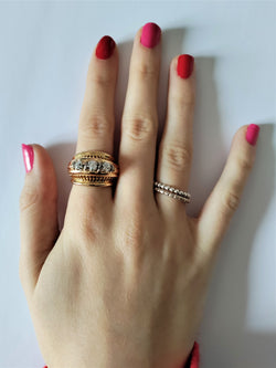 Bague Rétro Trilogie De Diamants