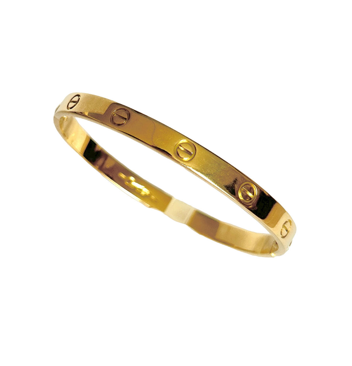 Bracelet CARTIER Love en or jaune (Taille 19)