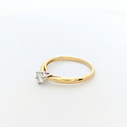 Solitaire 2 ors et diamant