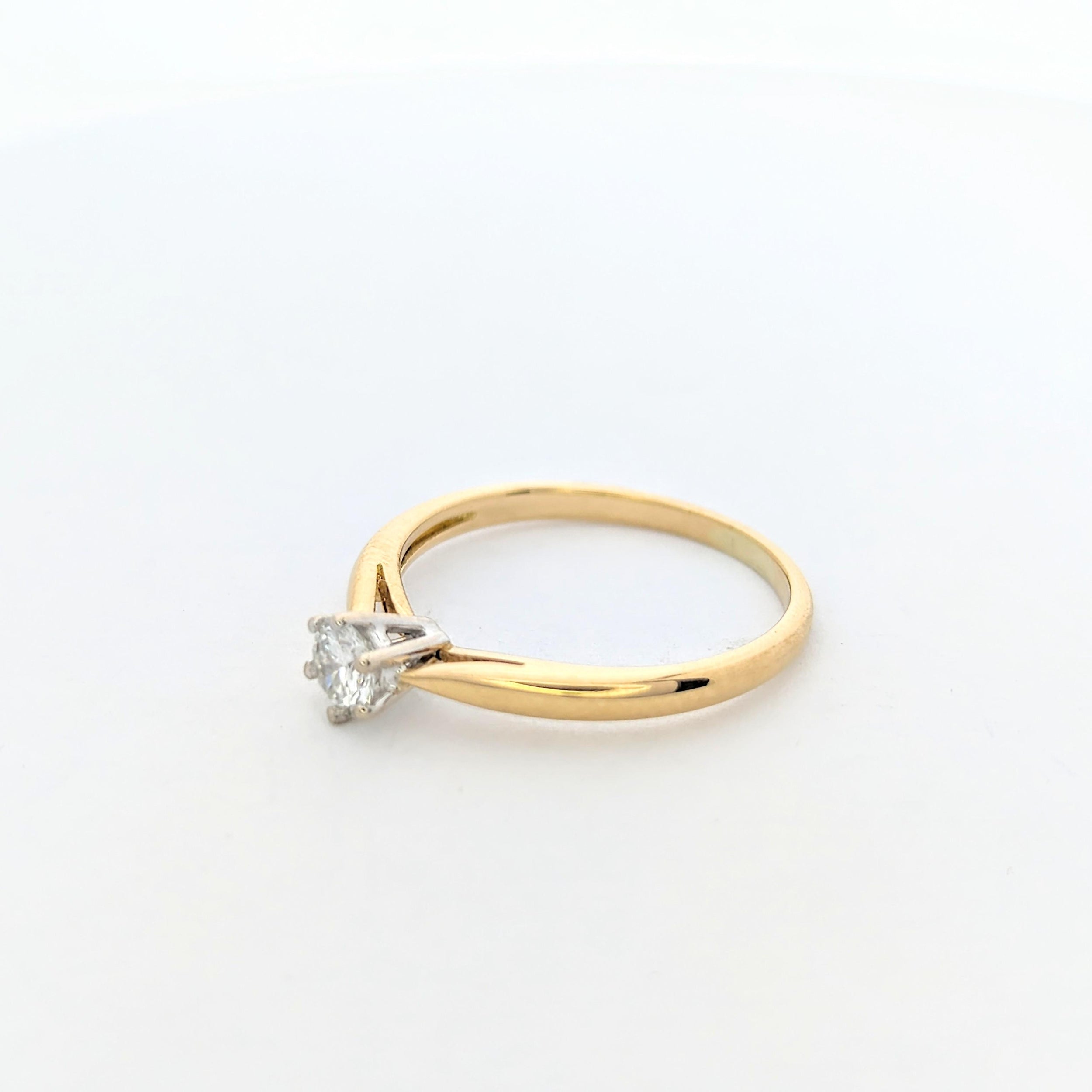 Solitaire 2 ors et diamant