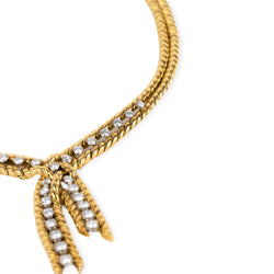 Collier Négligé BOUCHERON en or jaune et diamants