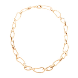 Pomellato yellow gold necklace and bracelet Paisley model