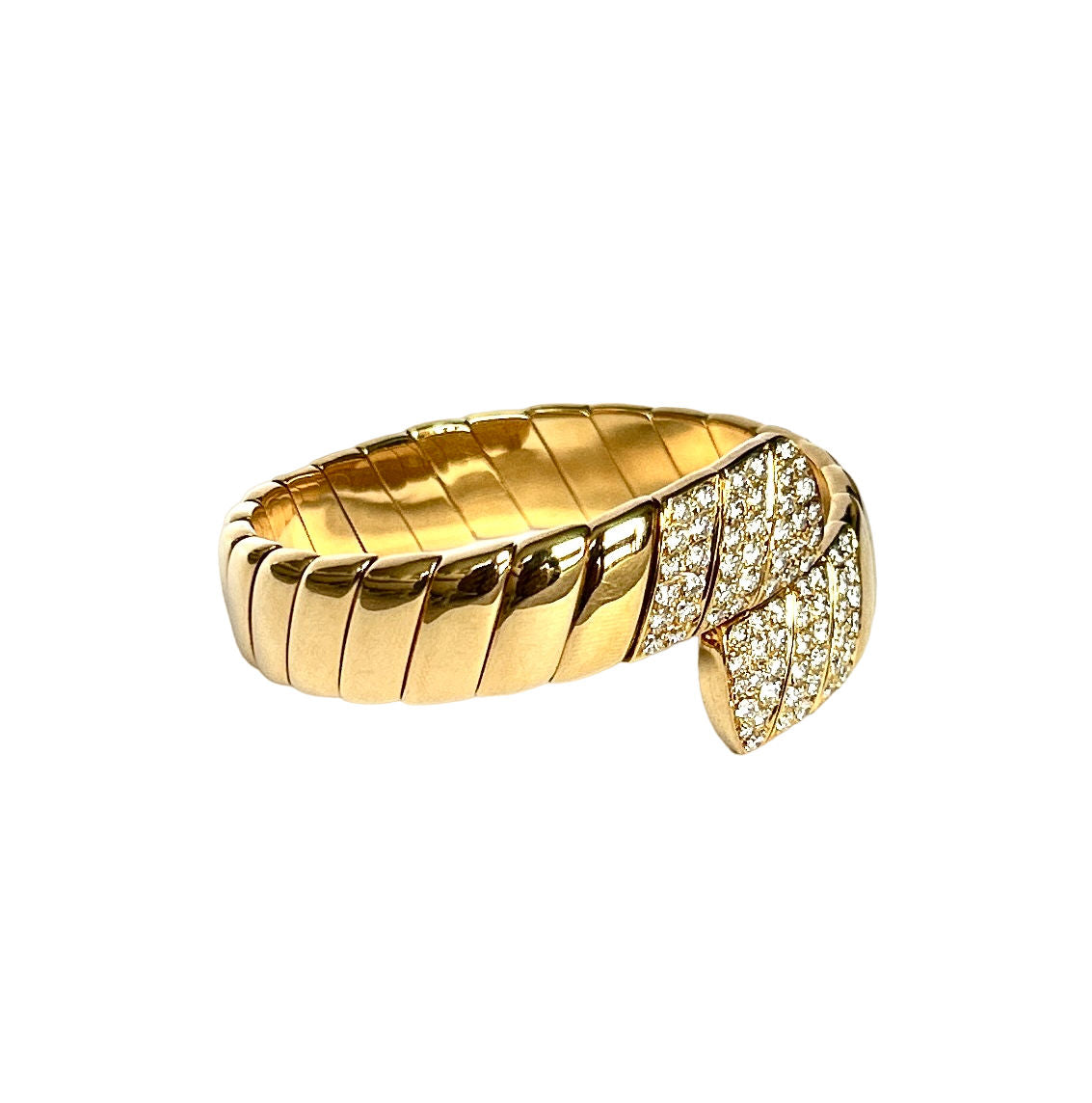 CARTIER bracelet in yellow gold and diamonds