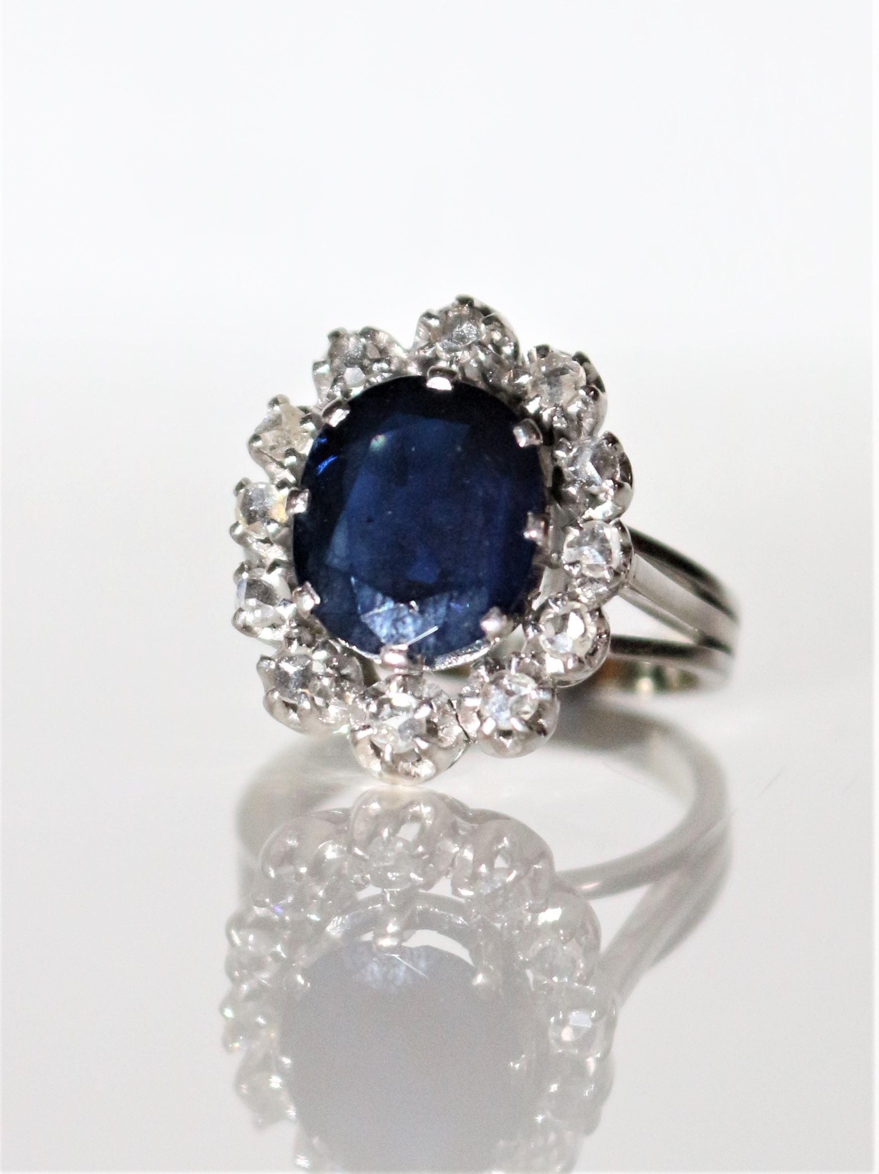 Bague Marguerite Saphir