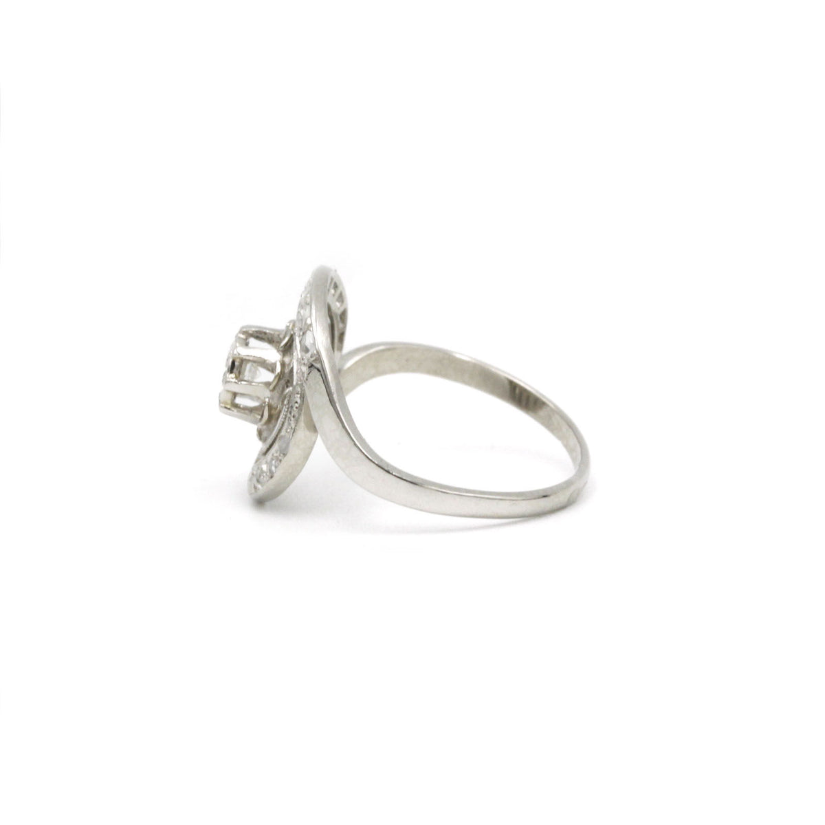 Bague - Or, Platine & Diamants