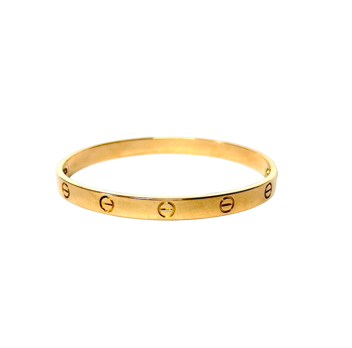 Bracelet CARTIER Love en or jaune (Taille 19)