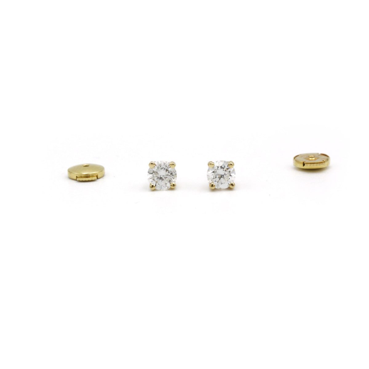Puces D'oreilles - Or et diamants