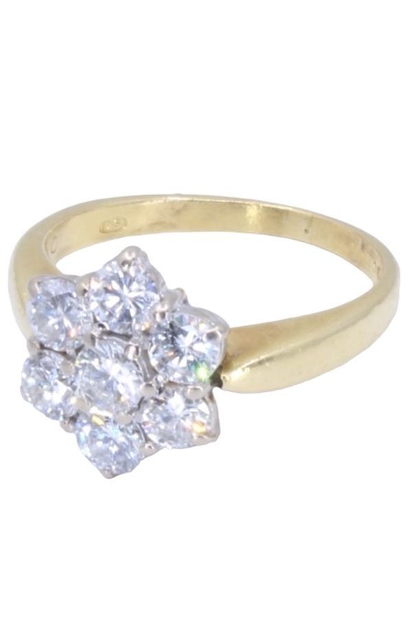 BAGUE FLEUR DIAMANTS
