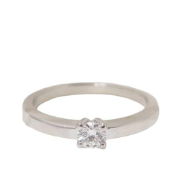 Bague solitaire de Cartier en platine et diamant