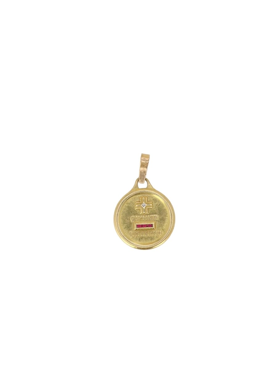 Médaille AUGIS "L'essentielle" en or jaune - Castafiore