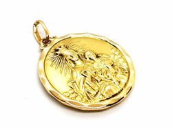 Médaille Christ en or jaune - Castafiore