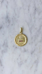 Médaille d'amour Augis or jaune et diamants - Castafiore