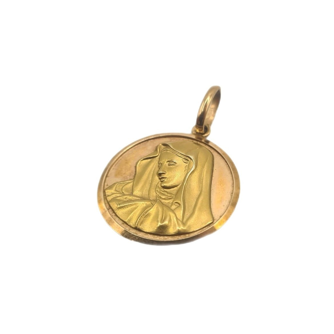 Médaille de la Sainte Vierge Marie en or jaune - Castafiore