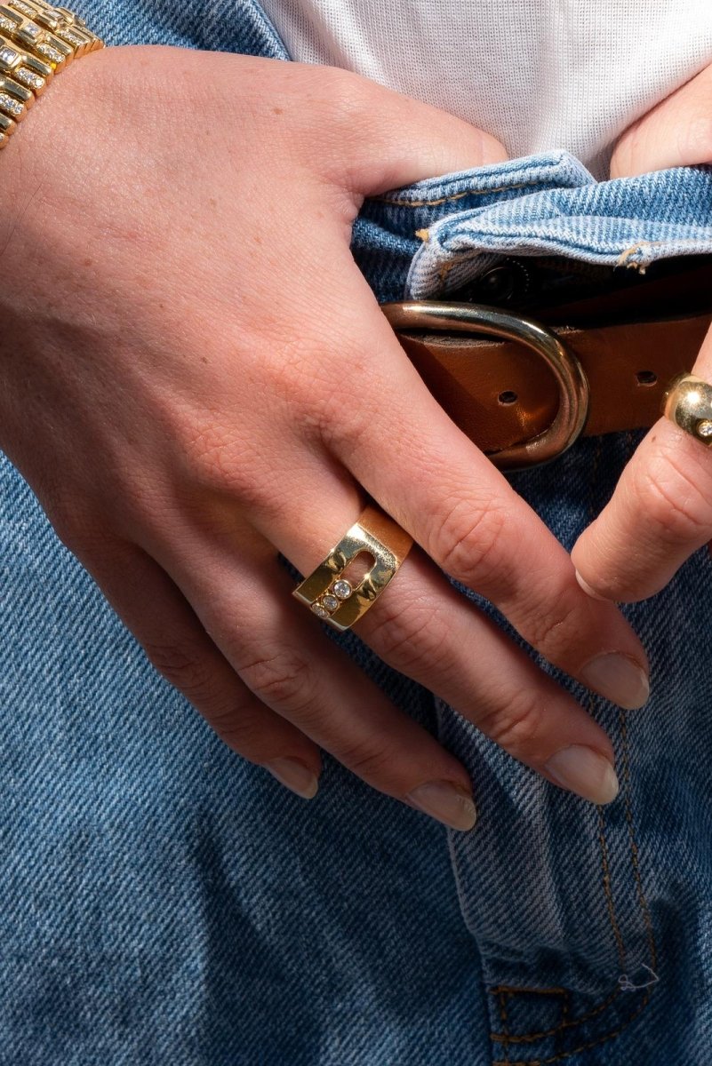 Messika Bague Move Or jaune Diamant - Castafiore