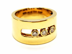 Messika Bague Move Or jaune Diamant - Castafiore