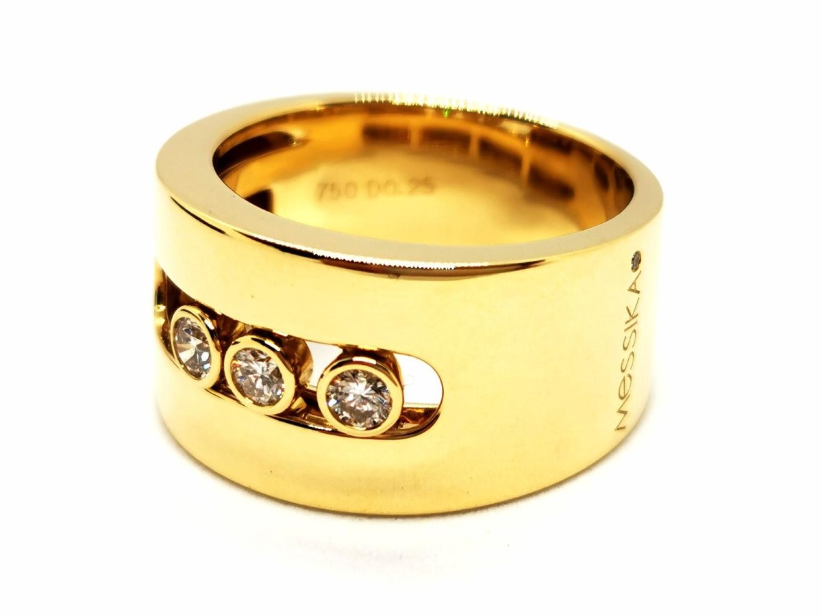 Messika Bague Move Or jaune Diamant - Castafiore