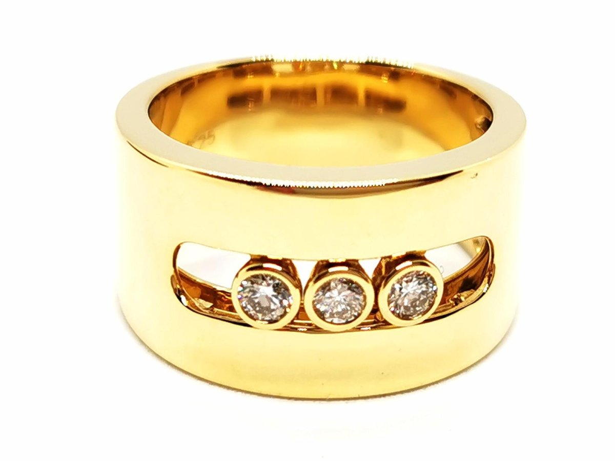 Messika Bague Move Or jaune Diamant - Castafiore