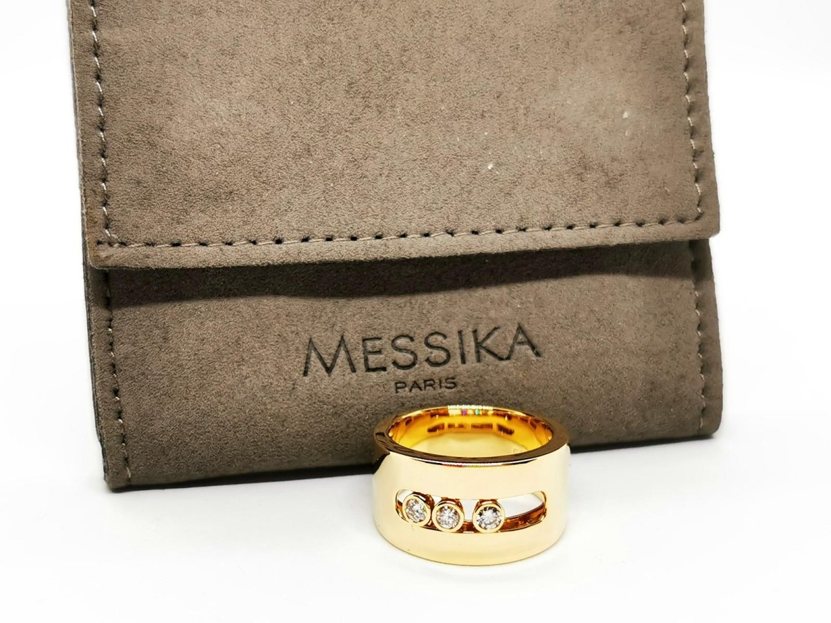 Messika Bague Move Or jaune Diamant - Castafiore