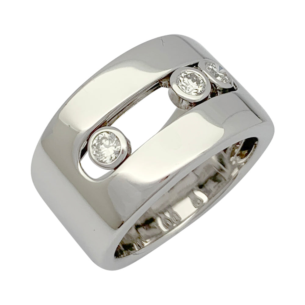 Bague Messika, "Move", or blanc, diamants