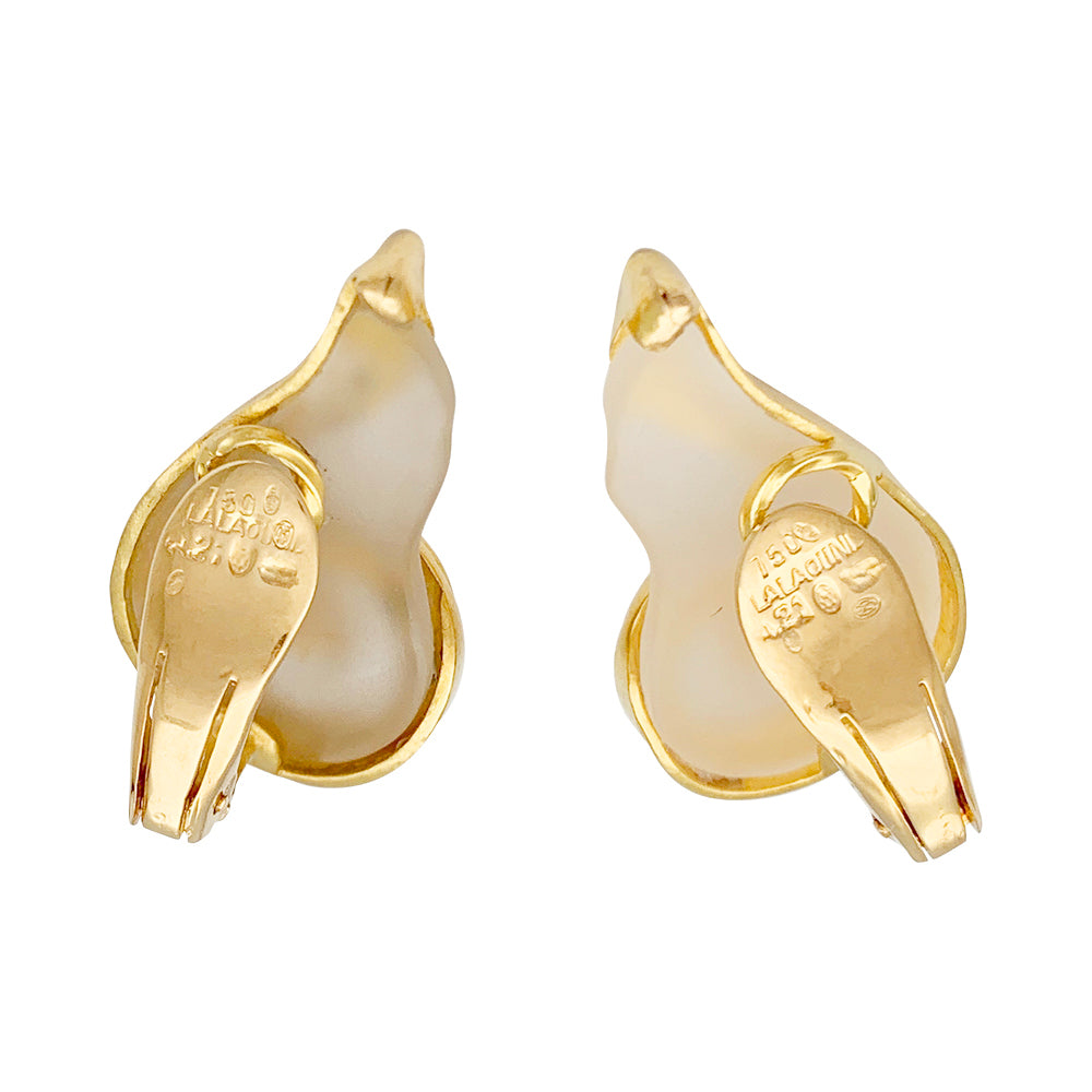 Boucles d'oreilles Lalaounis cristal de roche