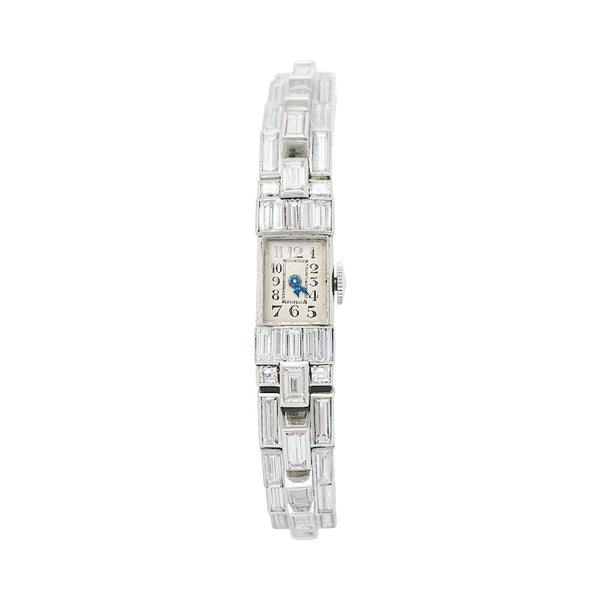 Montre Bracelet Art Déco FLIX - Or Massif, Cadran Blanc, Mécanique Manuelle, Vintage Années 1920-1949