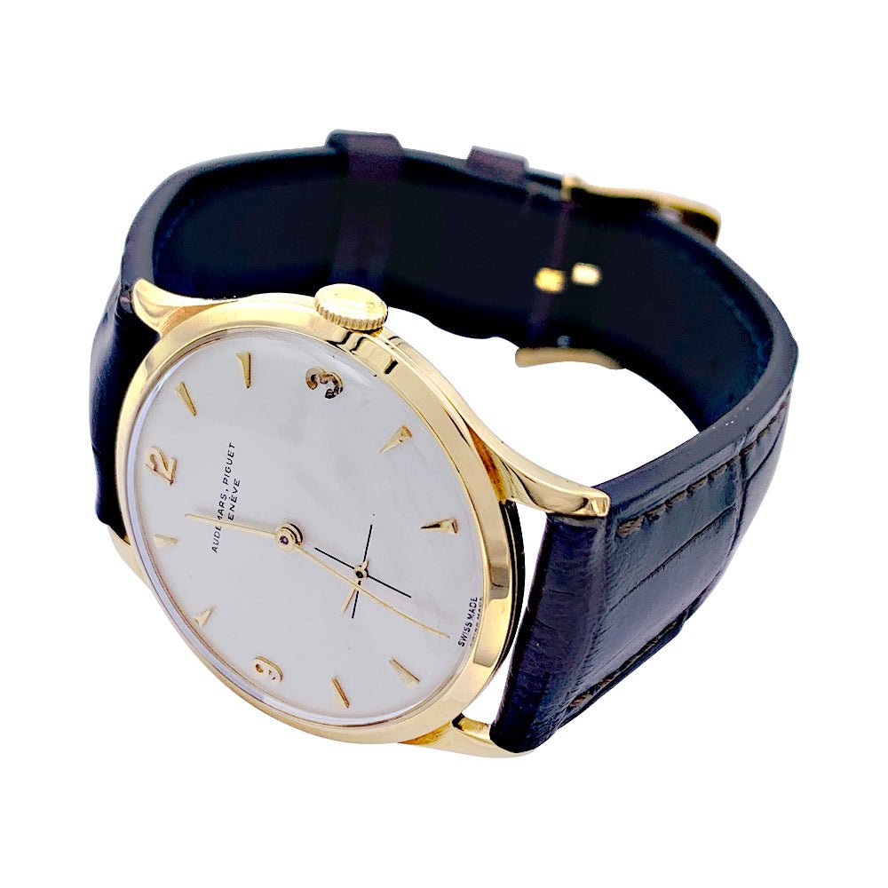 Montre Audemars Piguet, "Classique", or jaune, cuir. - Castafiore