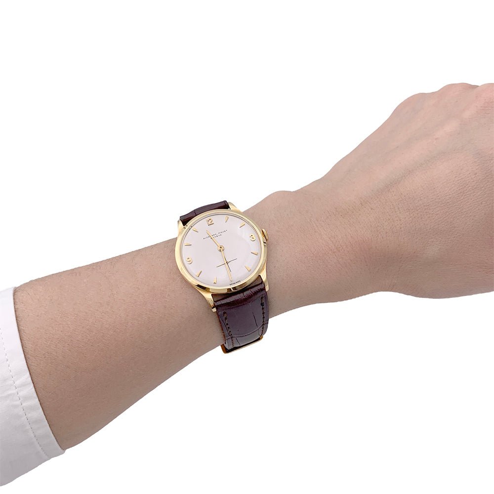 Montre Audemars Piguet, "Classique", or jaune, cuir. - Castafiore