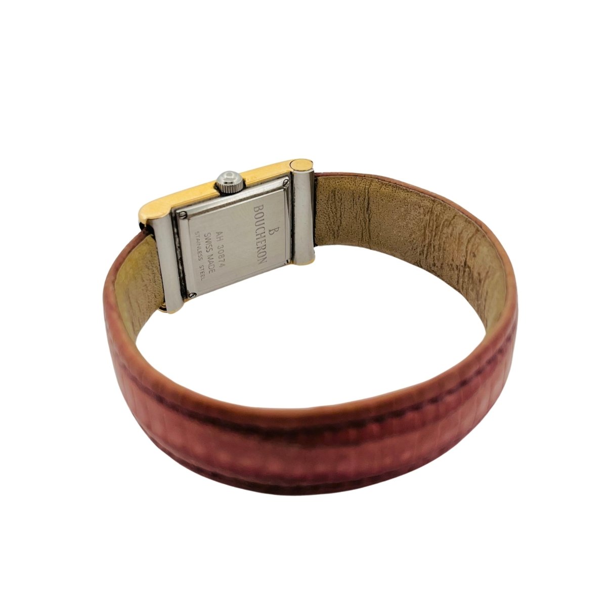 Montre BOUCHERON en acier et or jaune - Castafiore