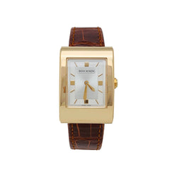 Montre Boucheron, "Reflet-Icare", or jaune, cuir. - Castafiore