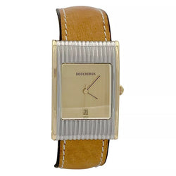 Montre Boucheron, "Reflet", or jaune, acier. - Castafiore