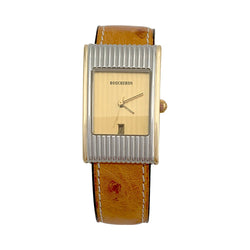 Montre Boucheron, "Reflet", or jaune, acier. - Castafiore