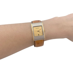 Montre Boucheron, "Reflet", or jaune, acier. - Castafiore