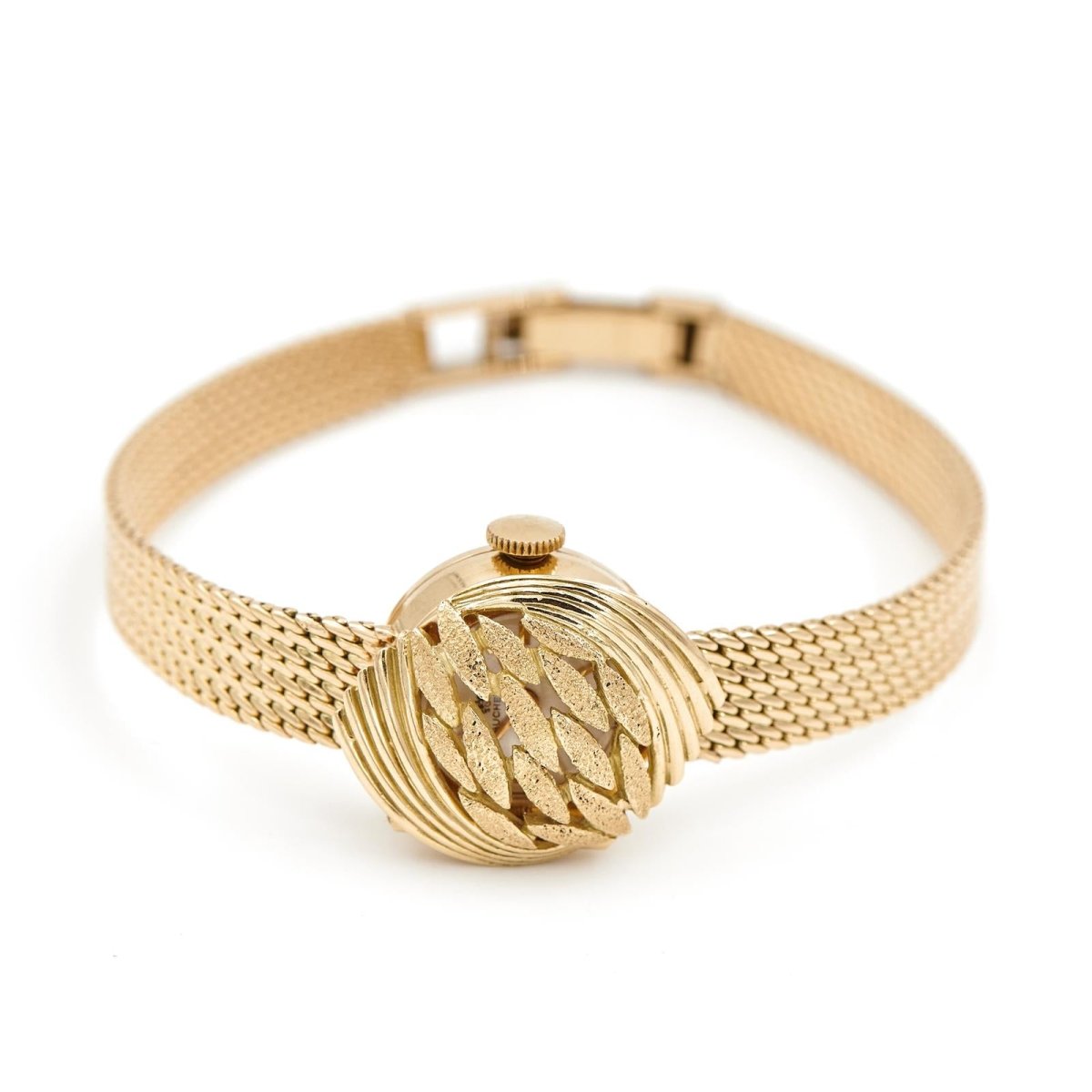 Montre BUCHERER dame à secret, en or jaune - Castafiore