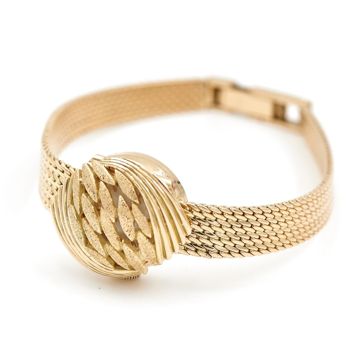 Montre BUCHERER dame à secret, en or jaune - Castafiore