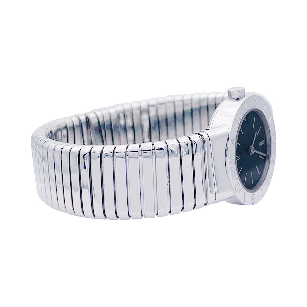 Montre BULGARI "Bulgari-Bulgari" modèle "BB 23" en acier - Castafiore