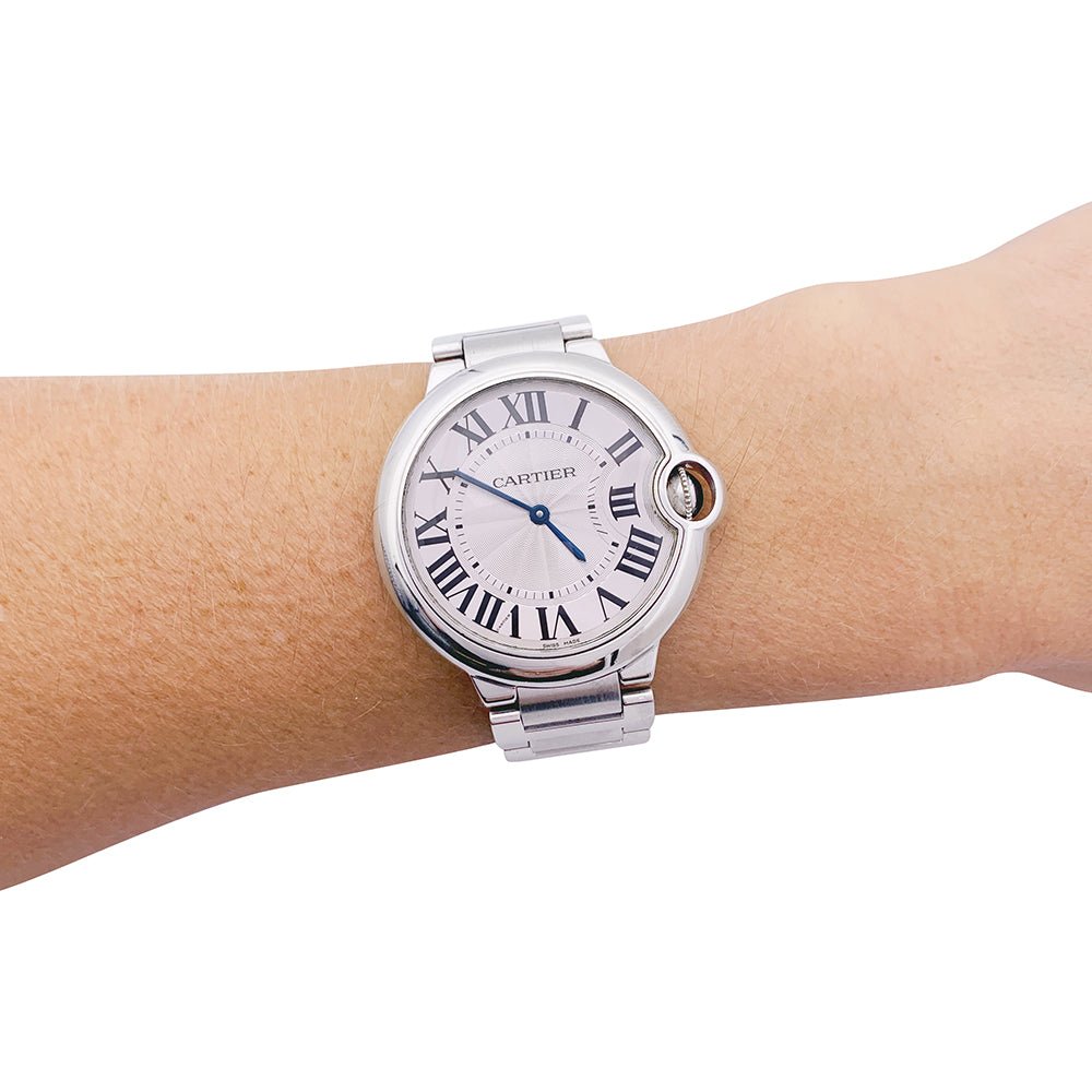 Montre CARTIER "Ballon Bleu", en acier - Castafiore