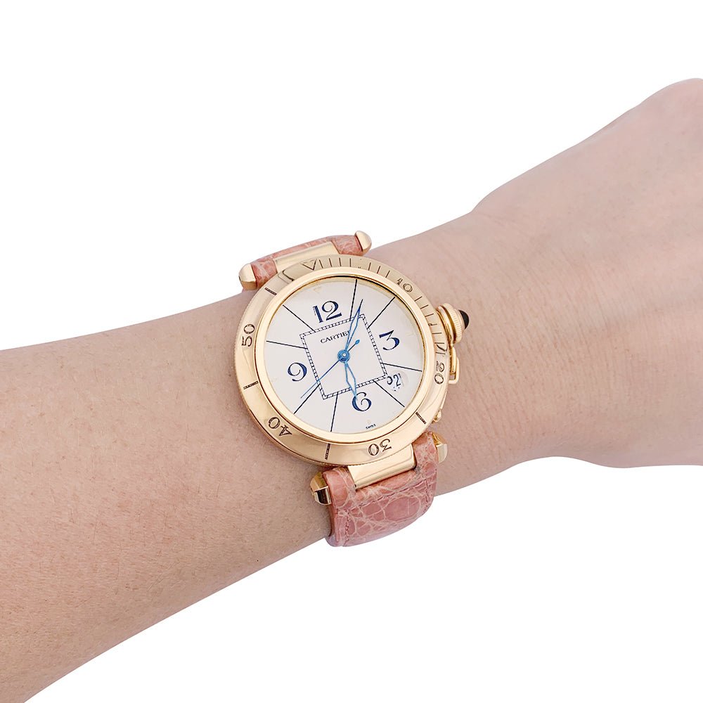 Gold Montre Pasha De Cartier Cartier “Pasha” Watch In Yellow Gold