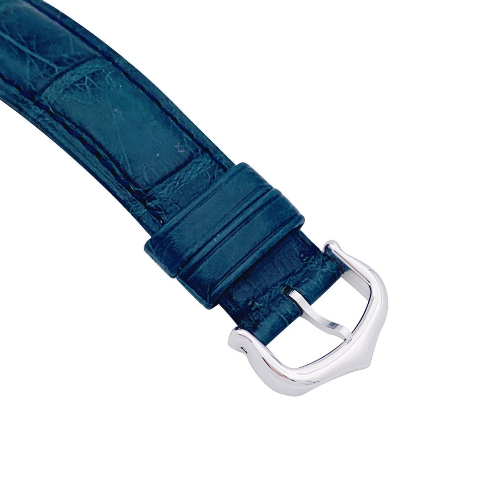 Montre Cartier "Tank basculante" acier, cuir. - Castafiore