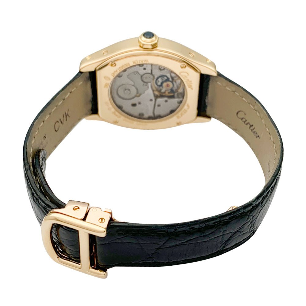 Montre Cartier, "Tortue", or rose. - Castafiore