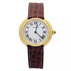 Montre Cartier, "Vendôme", or jaune. - Castafiore