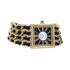 Montre Chanel, "Mademoiselle", or jaune, cuir. - Castafiore